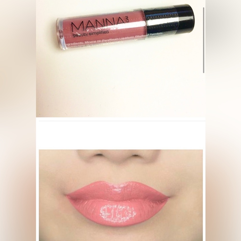 Manna Kadar Lip Gloss- Rossette color